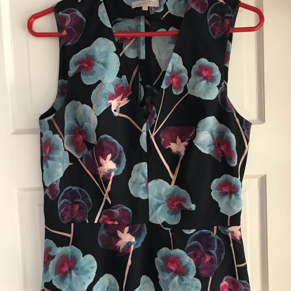 Floral Peplum Blouse